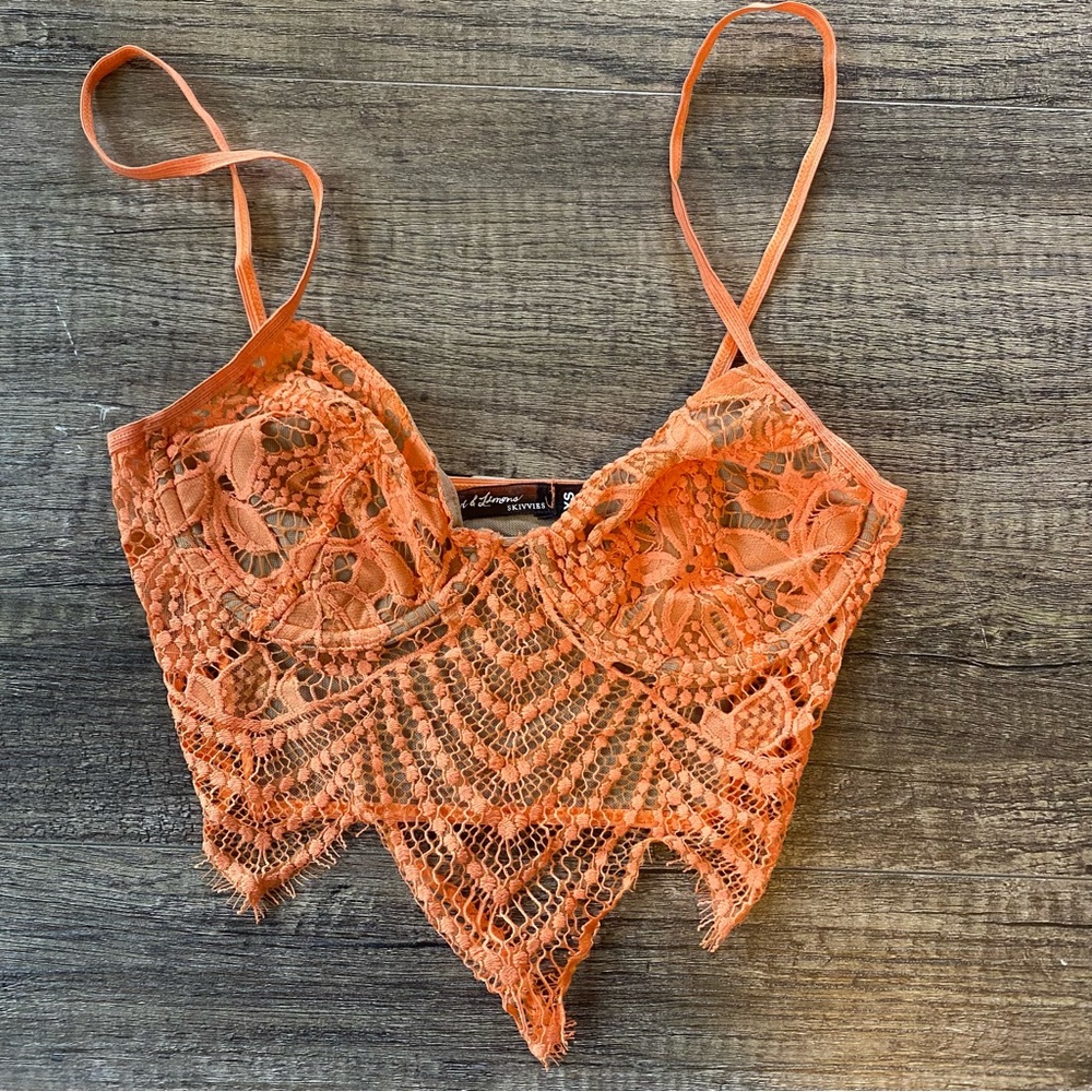For Love & Lemons Bat Your Lashes Underwire Bra